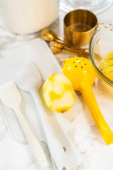 Crafting Lemon, Blueberry, and Vanilla Bundt Cakes