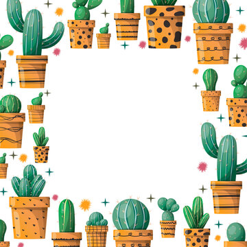 vector cactus background