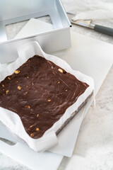 Chocolate macadamia fudge