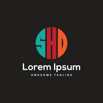 SHD Letter Logo Design Free Icon