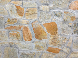 texture of stone wall with various sizes