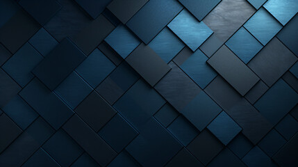 Abstract luxury royal blue squares background