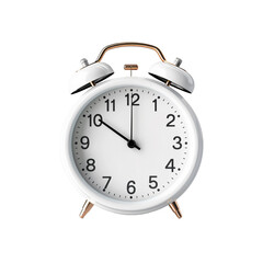 3d Alarm Clock isolated on transparent background