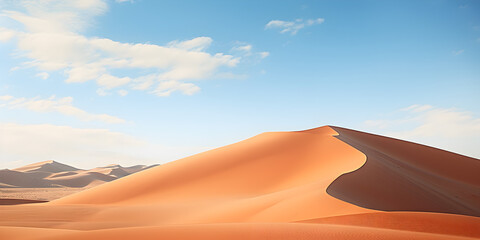 Fototapeta na wymiar Fantastic sand dunes in the desert,Sands of Wonder: Captivating Desert Dunes Landscape,Dune Dreams: A Fantastic Journey in the Desert