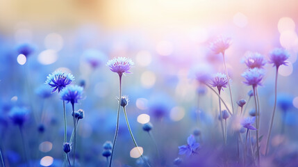 Beautiful Dew Drops on a Dandelion Seed Macro"