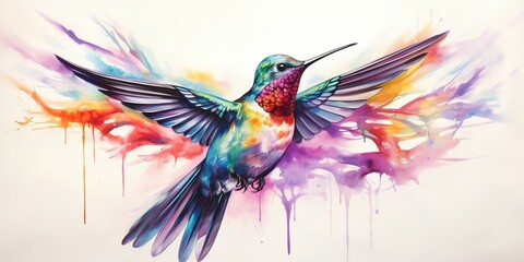 loving bird background, generative ai - obrazy, fototapety, plakaty