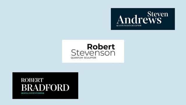 Lower Thirds Pack 03