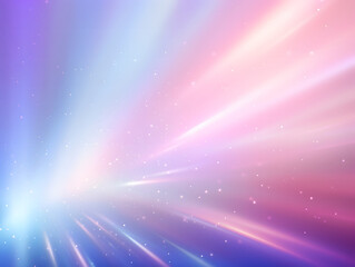 Obraz premium Illustration of abstract ray light with stars background.