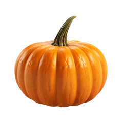 Obraz premium 3d Orange Pumpkin isolated on transparent background