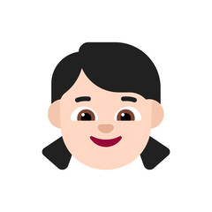 Girl: Light Skin Tone