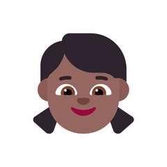 Girl: Medium-Dark Skin Tone