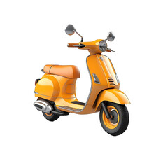 Obraz premium 3d Scooter isolated on transparent background