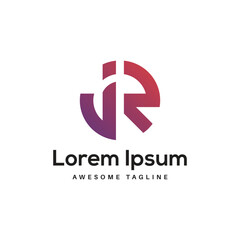 JIR  Letter Logo Design Free Icon