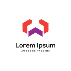 W Letter Logo Design Free Icon