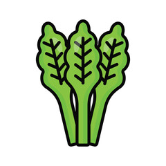 Embrace the crisp and refreshing vibe with our Celery Icon. A green burst of flavor to elevate your design