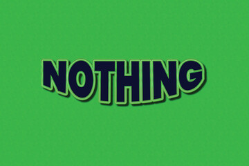 Nothing 3d editable text effect design