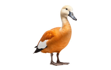 Ruddy Shelduck Vibrant Water wanderer Isolated on a Transparent Background PNG