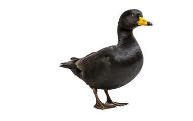 Velvet Scoter International Collaboration Isolated on a Transparent Background PNG