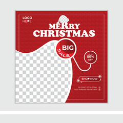 Attractive Christmas social media post