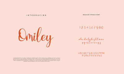 Signature font calligraphy logotype script brush font type font lettering handwritten
