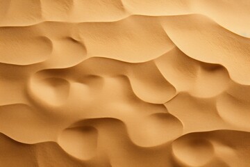  a close up of a desert like area with a lot of sand dunes and a plane flying in the sky. - obrazy, fototapety, plakaty