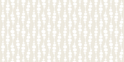 Seamless geometric neutral beige pattern with bubbles