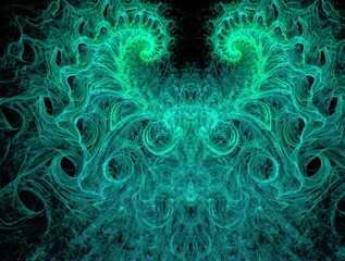 Imaginatory fractal abstract background Image