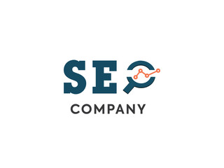 Fototapeta premium SEO vector logo design template
