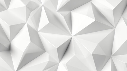 Abstract white 3d pyramids