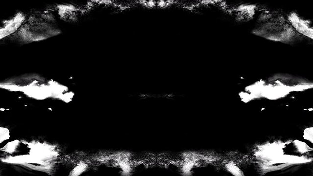 black ink stream crossfade effect movie title music video template 