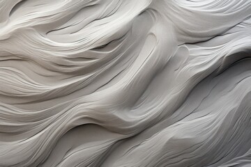  a close up view of a white surface with wavy, wavy, wavy, and curved lines of white paint.