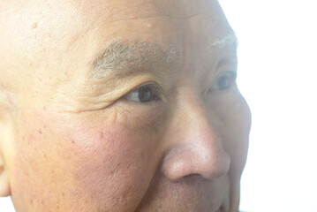 Fototapeta premium シニアの笑顔クローズアップ