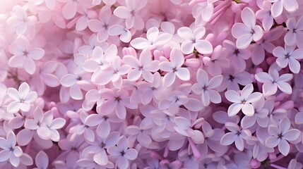 Obraz premium Abstract pastel light pink lilac flowers close up. Summer minimal floral background.