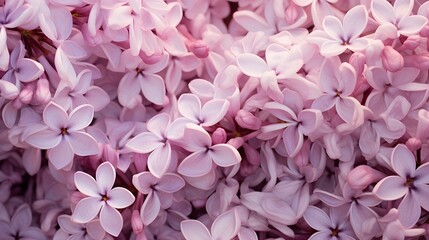 Obraz premium Abstract pastel light pink lilac flowers close up. Summer minimal floral background.