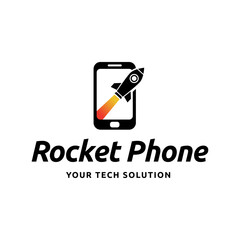 Rocket launch logo vector template. Creative rocket flight startup fly launch vector logo design