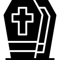 Obraz premium Coffin Icon