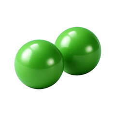 A pair of pearl earring without any girl item isolated on transparent background