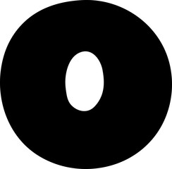 lowercase o alphabet letter handwritten font