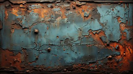 Old metal rusty texture.