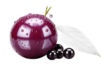 Bountiful Berries: Nature's Colorful Delights on a Transparent Background