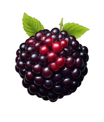 Bountiful Berries: Nature's Colorful Delights on a Transparent Background