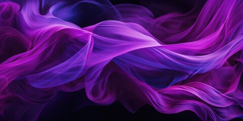 Flowing purple silk, banner background image