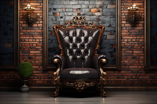 vintage throne at the majestic throne room