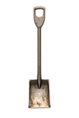 Shovel for coal on white background, clipping path included