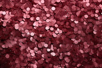 Close-up of pink glitter background: shimmery texture for design projects and celebrations