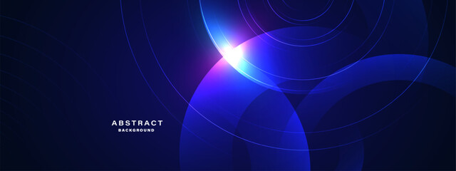 Abstract blue background, technology hi-tech futuristic template. Vector illustration
