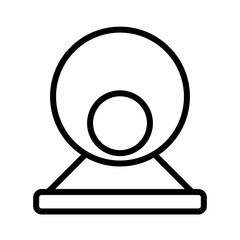 Video Webcam Device Outline Icon