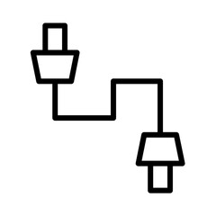 Cable Computer Lan Outline Icon