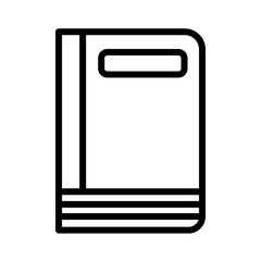 Book Library Study Outline Icon