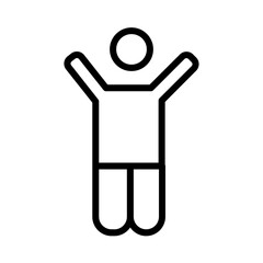 Calm Easing Rest Outline Icon